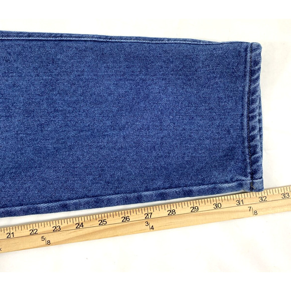 Lee Original Jeans Womens Plus Size 18 L Medium Wash Denim Straight Mom‎ Hi Rise - Picture 11 of 12